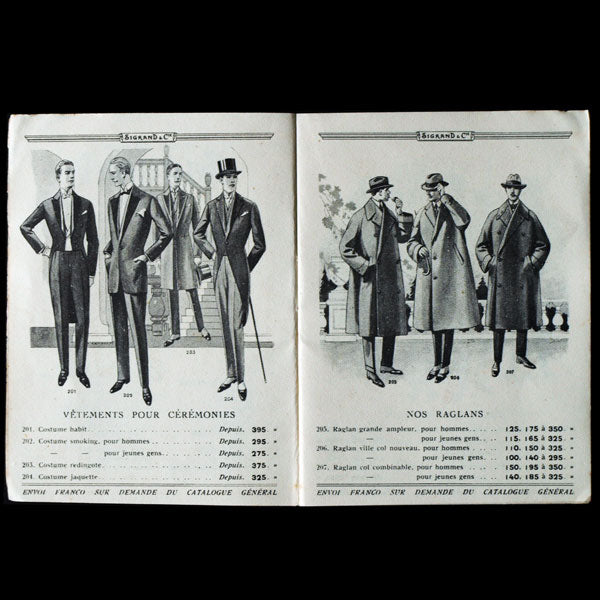 Sigrand & Cie, catalogue pour l'Automne-Hiver 1925-1926