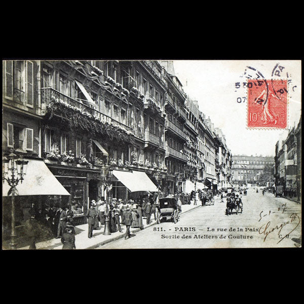 La maison Paquin, 3 rue de la Paix à Paris (1907)