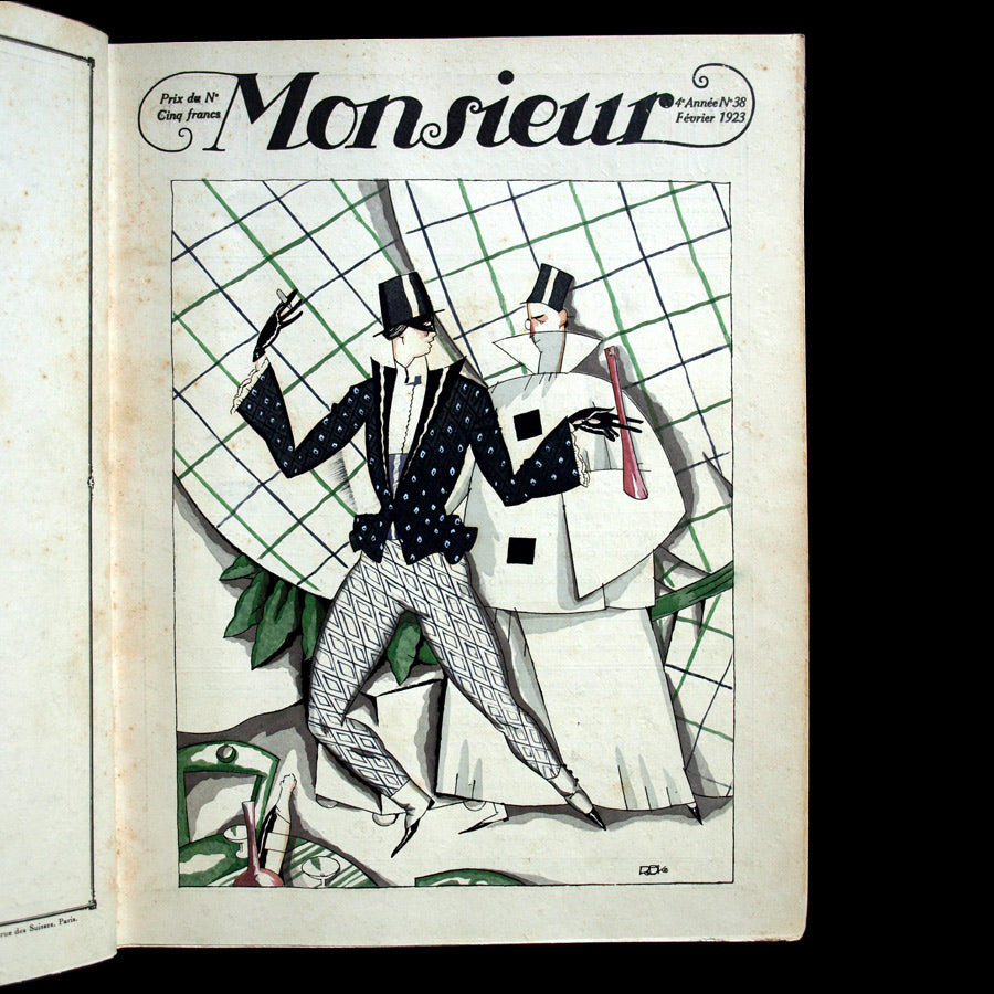 Monsieur, Revue des élégances, 57 livraisons (1920-1924)