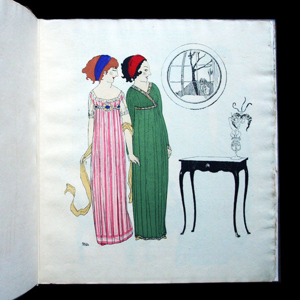 Poiret - Les Robes de Paul Poiret racontées par Paul Iribe, avec envoi autographe signé de Paul Poiret (1908)