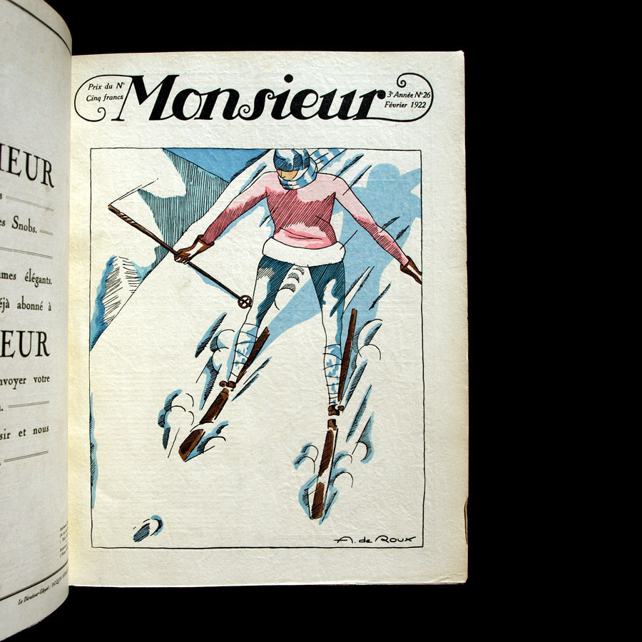 Monsieur, Revue des élégances, 57 livraisons (1920-1924)