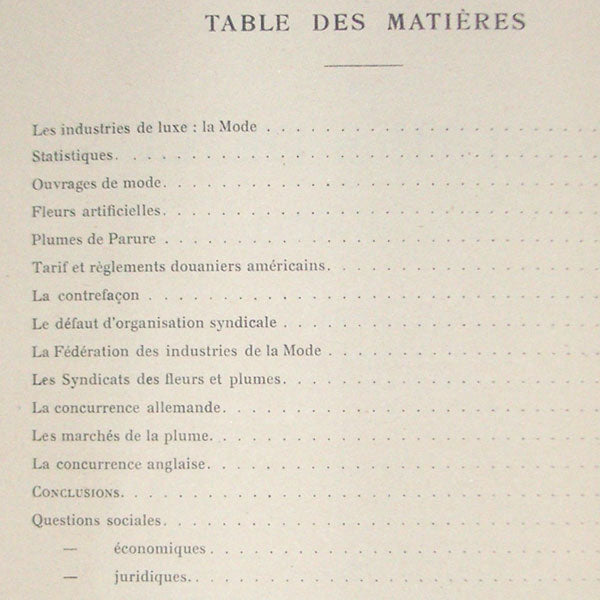 Coquet - Les industries de luxe : la mode (1917)