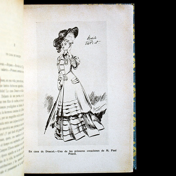 Paul Poiret - Vistiendo la epoca, recuerdos - édition espagnole d'En Habillant l'Epoque avec envoi (1930)