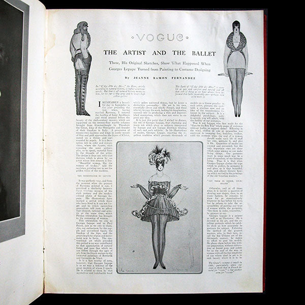 Vogue UK, édition du Vogue US pour le marché britannique (juin-septembre 1916), exemplaire d'Erté