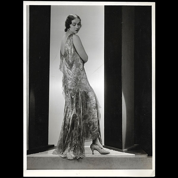 Jean Patou - Robe du soir importée par Mary Walls 1930)