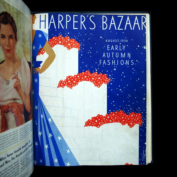 Harper's Bazaar, ensemble de 4 numéros de mai à août 1934