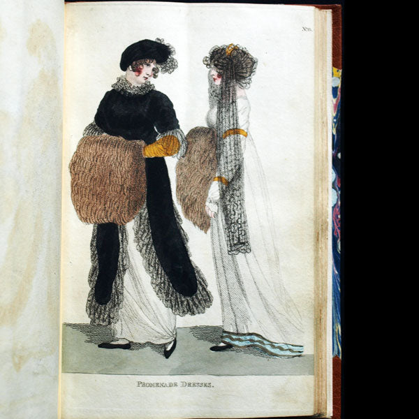 The Fashions of London and Paris - Réunion de 489 planches (1798-1809)