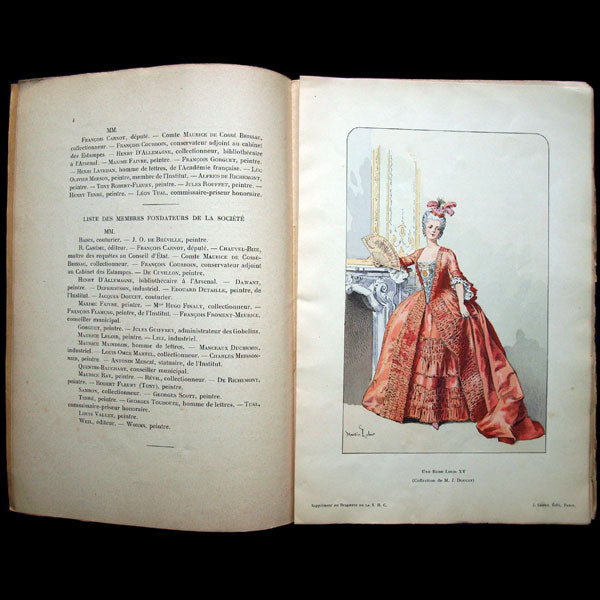 Bulletin de la Société de l'Histoire du Costume, n°1 (juin 1907)