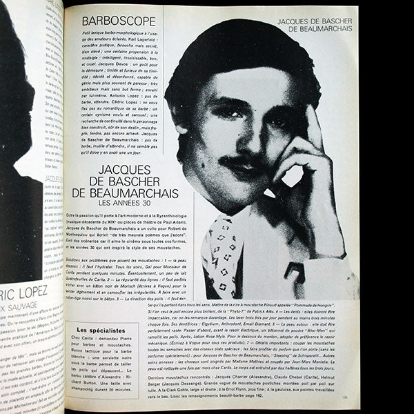 Vogue Hommes (mars 1973)