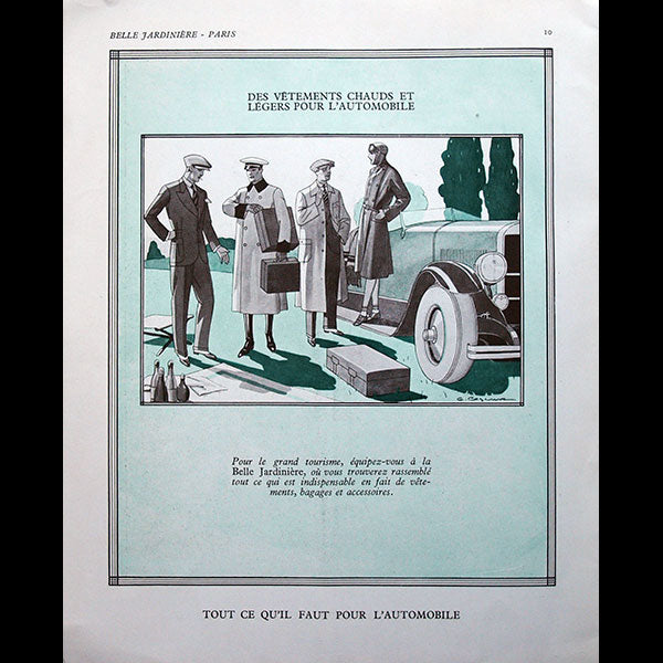 La Belle Jardinière - Plein air, Sports, Voyages, été 1929, catalogue illustré par G. Cazenove