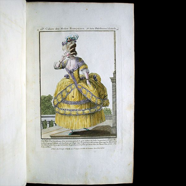 Gallerie des Modes et Costumes Français, collection de 15 planches (1778)