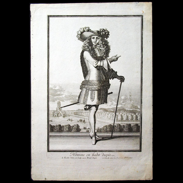 Jean Lepautre - Homme en Habit despée (circa 1676)