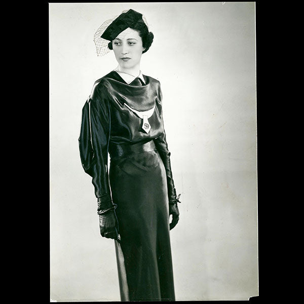 Jean Patou - Robe d'après-midi, tirage d'époque de Luigi Diaz (1935)