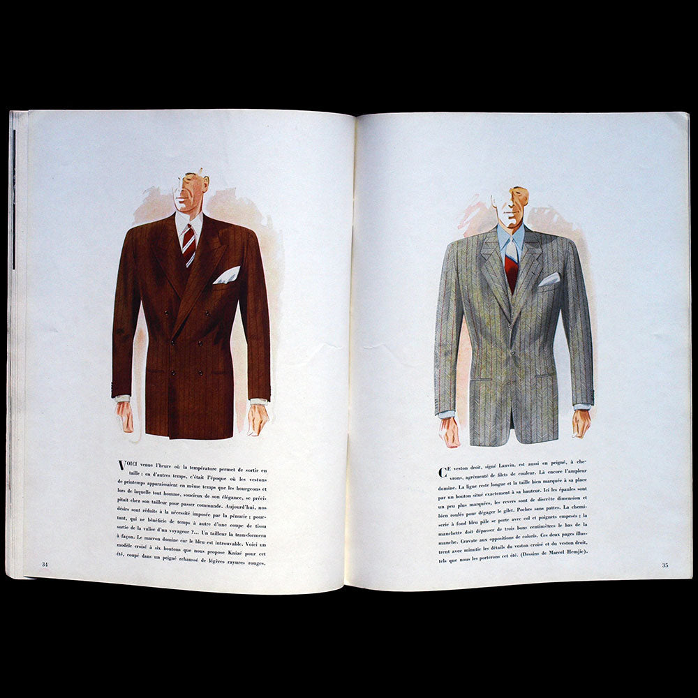 Adam, la revue de l'homme (avril-mai 1946), couverture de René Gruau