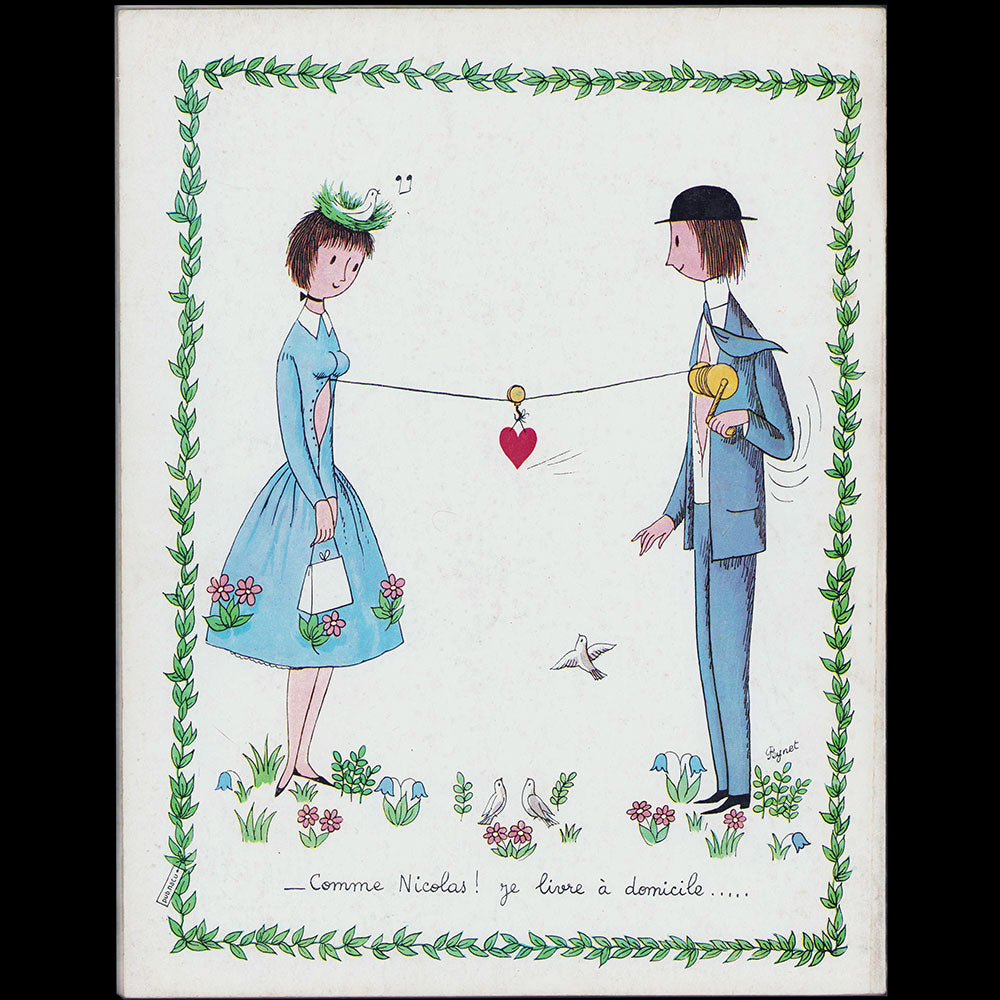 Adam, la revue de l'homme (avril-mai 1958), couverture de Hof