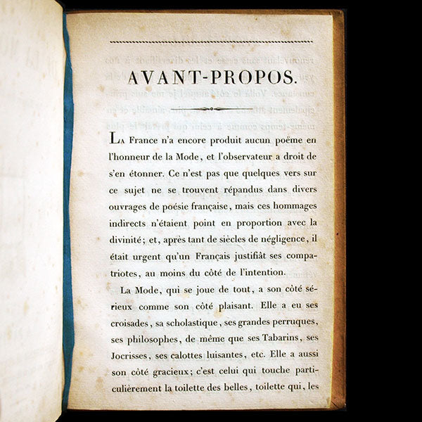 Naissance de la mode, par Maurice Seguier (1819)