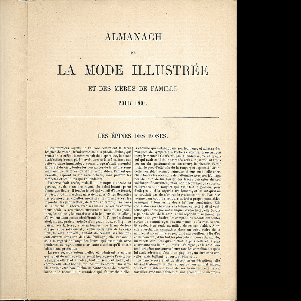 Almanach de La Mode Illustrée (1891)