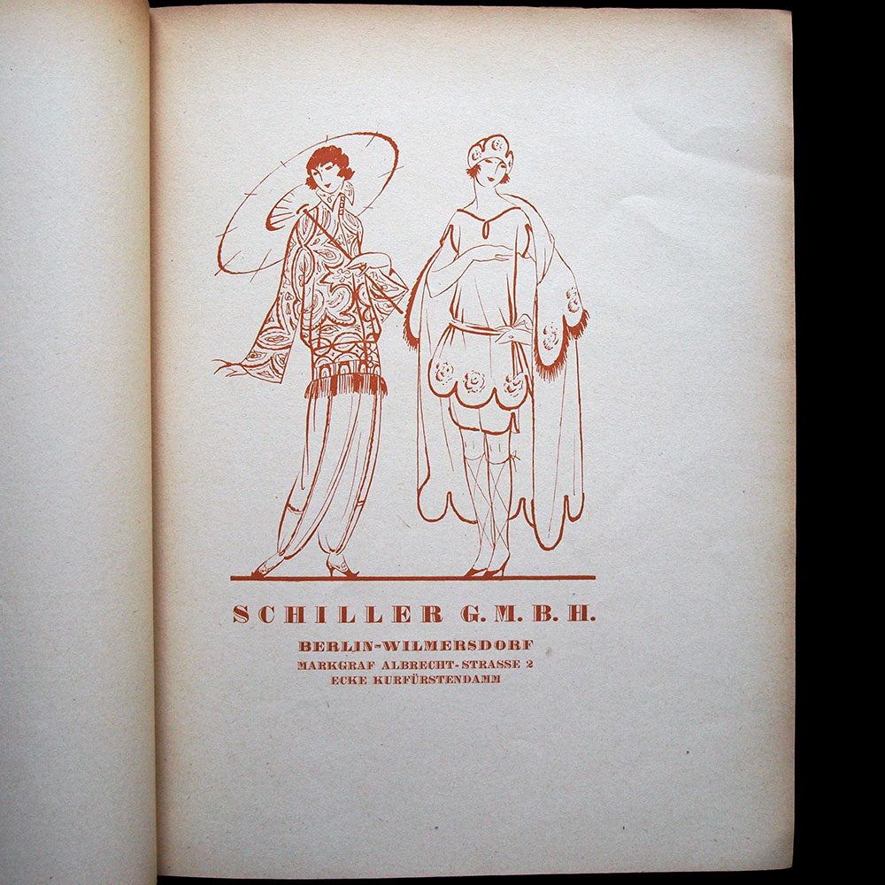 Führer durch die Moden Woche Berlin Frühjahr 1923, programme illustré par Annie Offterdinger