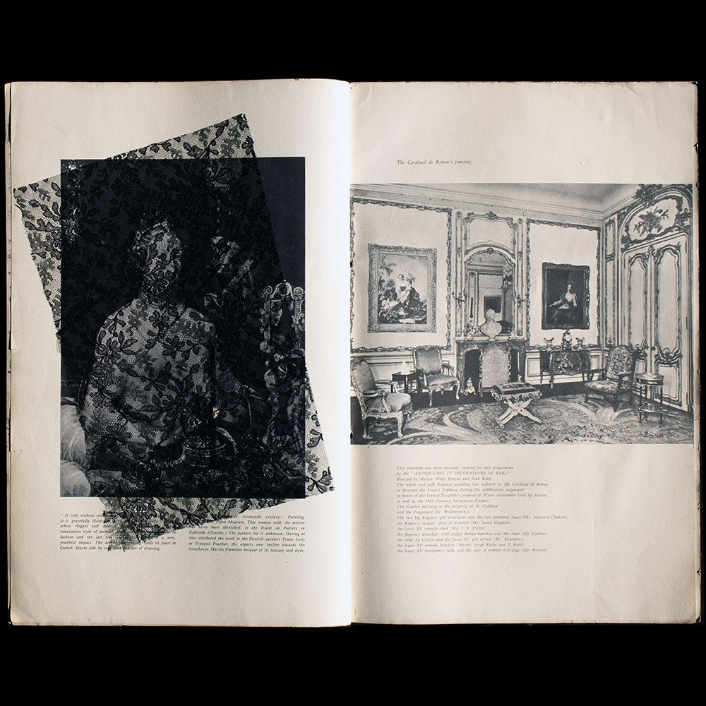 April in Paris - Programme de la soirée du 20 avril 1956, couverture de Bauchant