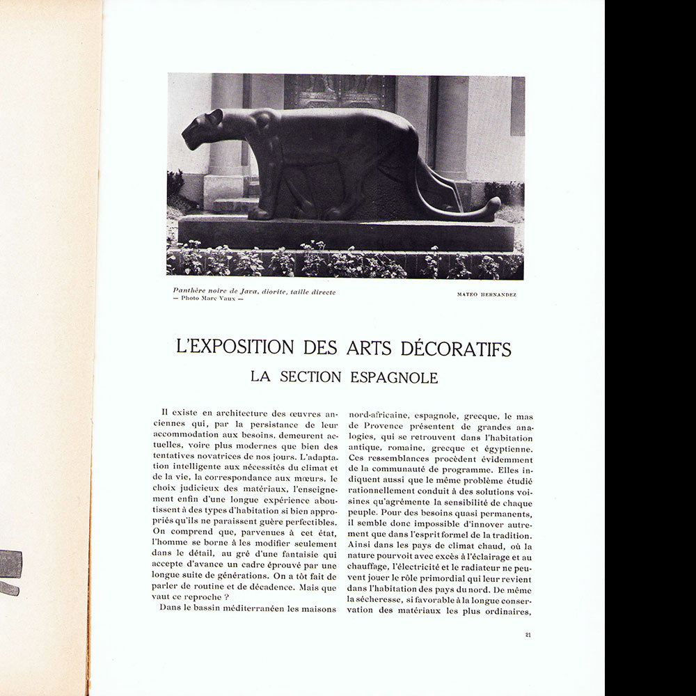 Art et décoration, l'Exposition des Arts Décoratifs, Loge d'actrice par Jeanne Lanvin (novembre 1925)