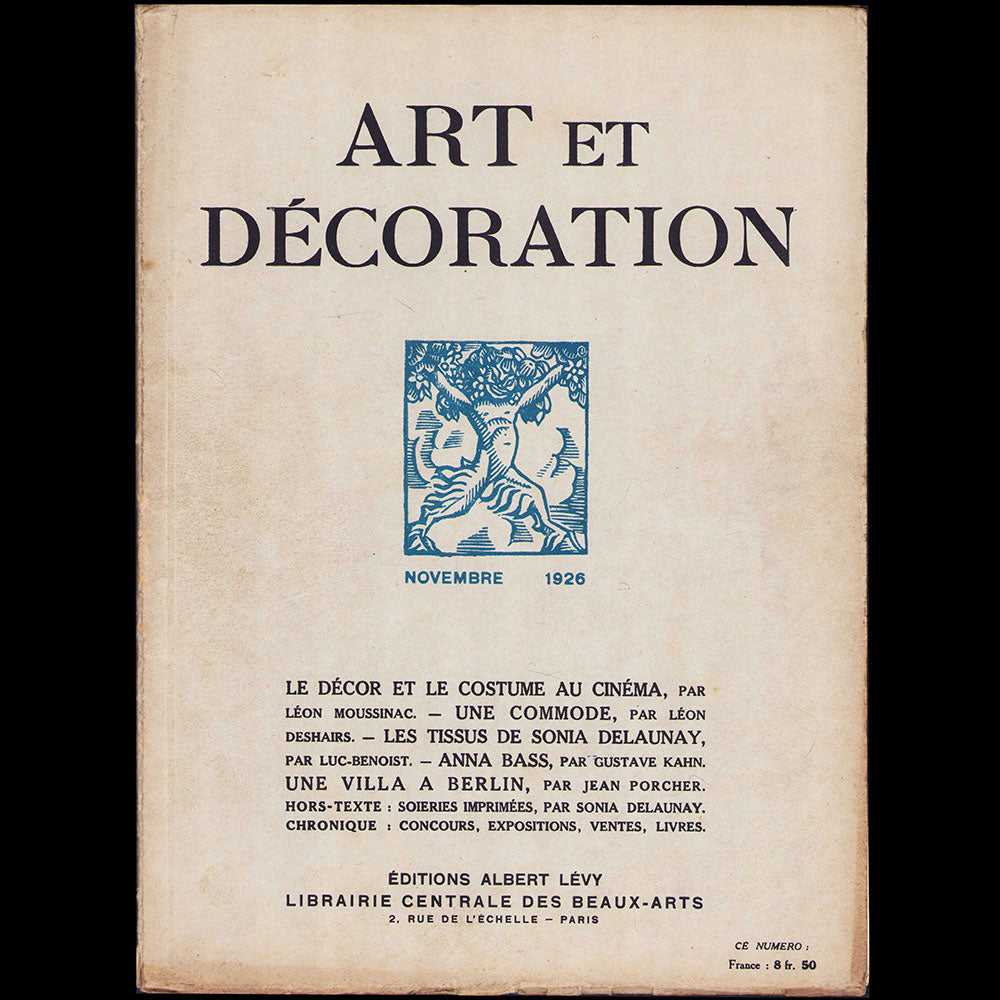 Art et décoration, Les tissus Delaunay (novembre 1926)