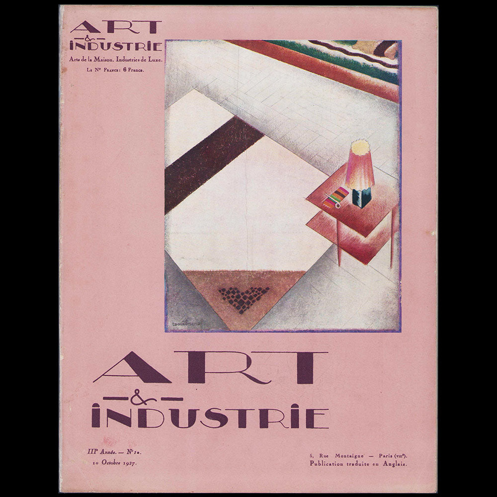 Art et Industrie, octobre 1927