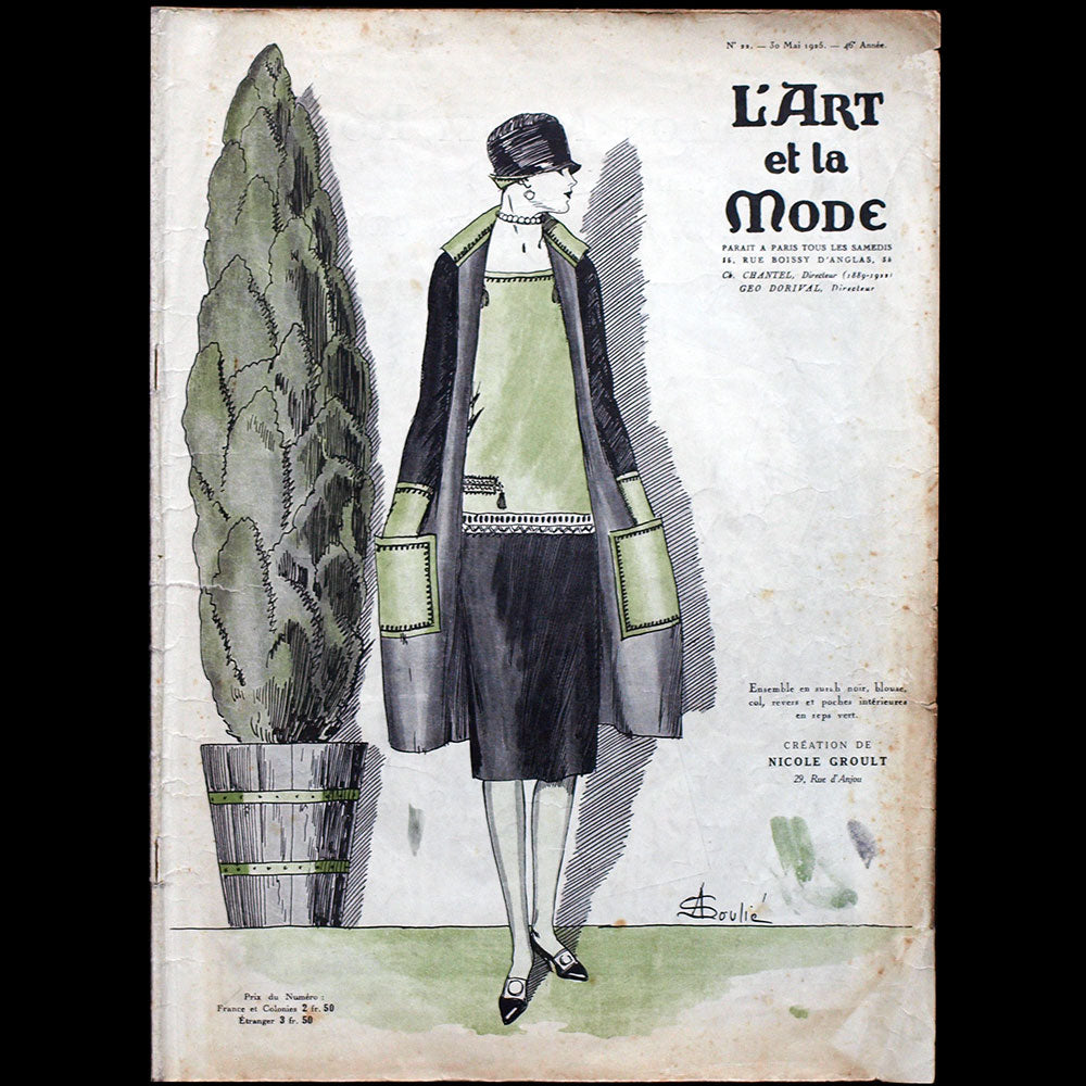 L’Art et la Mode (30 mai 1925), ensemble de Nicole Groult