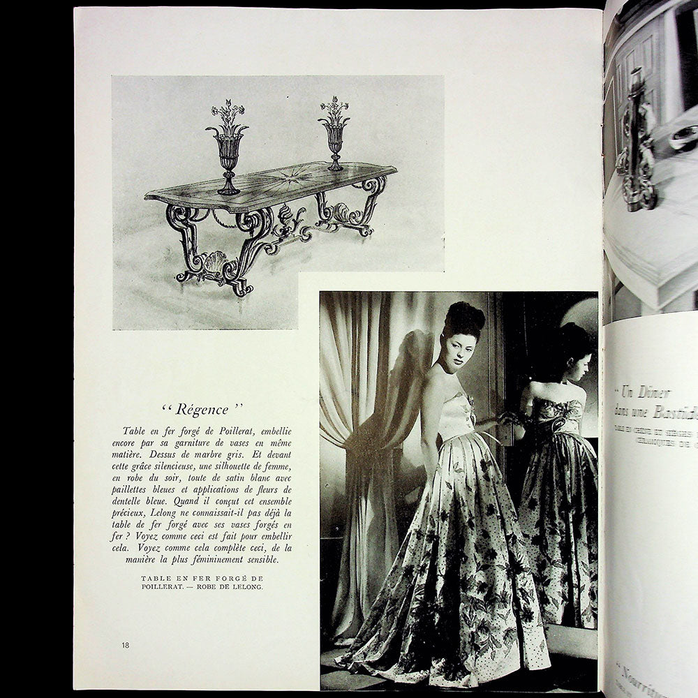 Les Arts de la Table - catalogue de l'exposition d'Art et Industrie (1946)