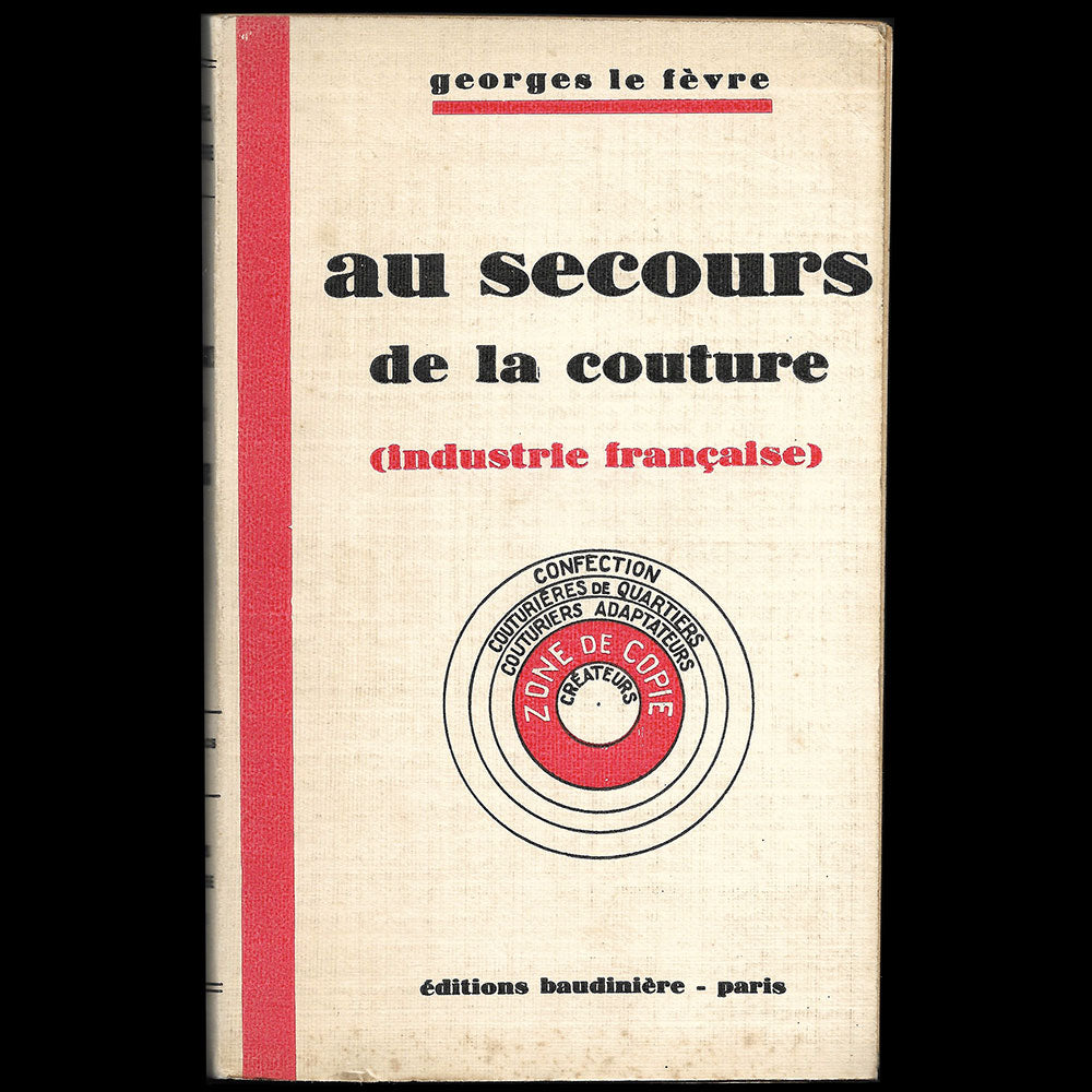 Au secours de la couture, industrie française, ouvrage dédié à Madeleine Vionnet (1929)