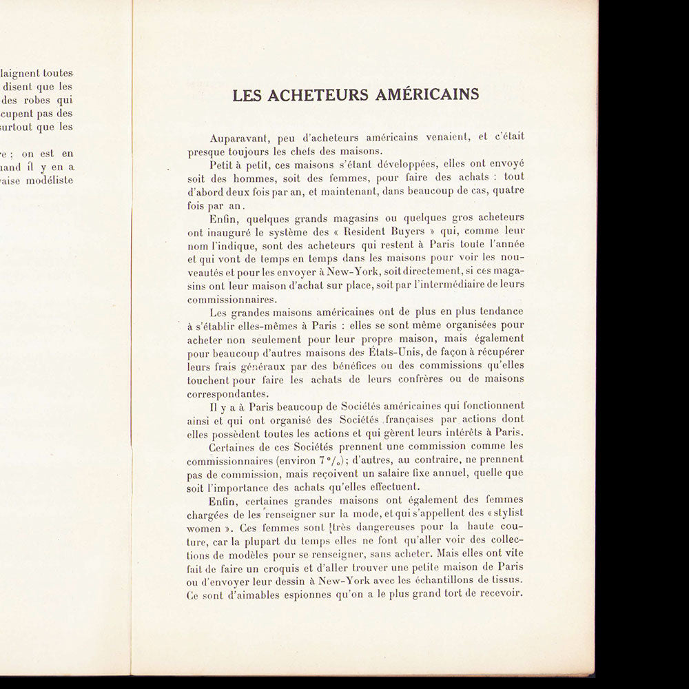 Georges Aubert - Les Maisons de Couture à New York (1930)