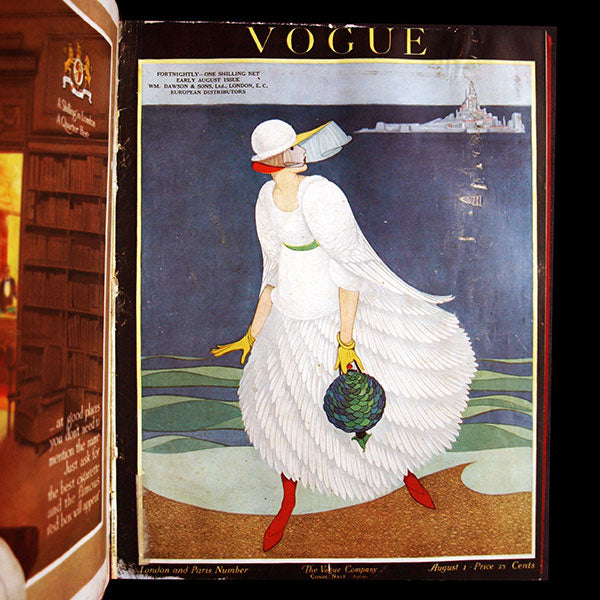 Vogue UK, édition du Vogue US pour le marché britannique (juin-septembre 1916), exemplaire d'Erté