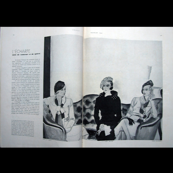 Vogue France (1er février 1932), couverture de Benito