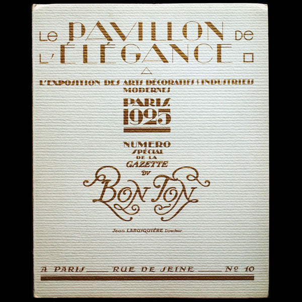 Gazette du Bon Ton (n°7, 1924-25) - Le Pavillon de l'élégance