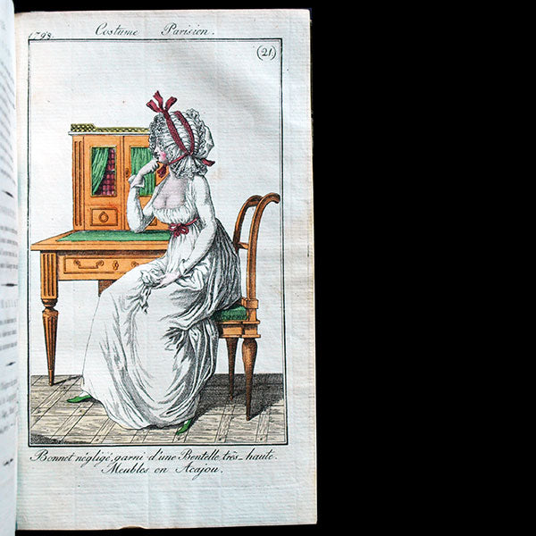 Le Journal des Dames et des Modes, édition allemande, ensemble des 26 livraisons de l'année 1798