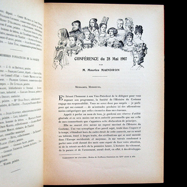 Bulletin de la société de l'histoire du costume du n°1 au n°14 (1907-1911)