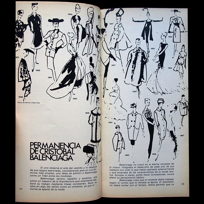 El Mundo de Balenciaga - Madrid (1974), couverture de Miro