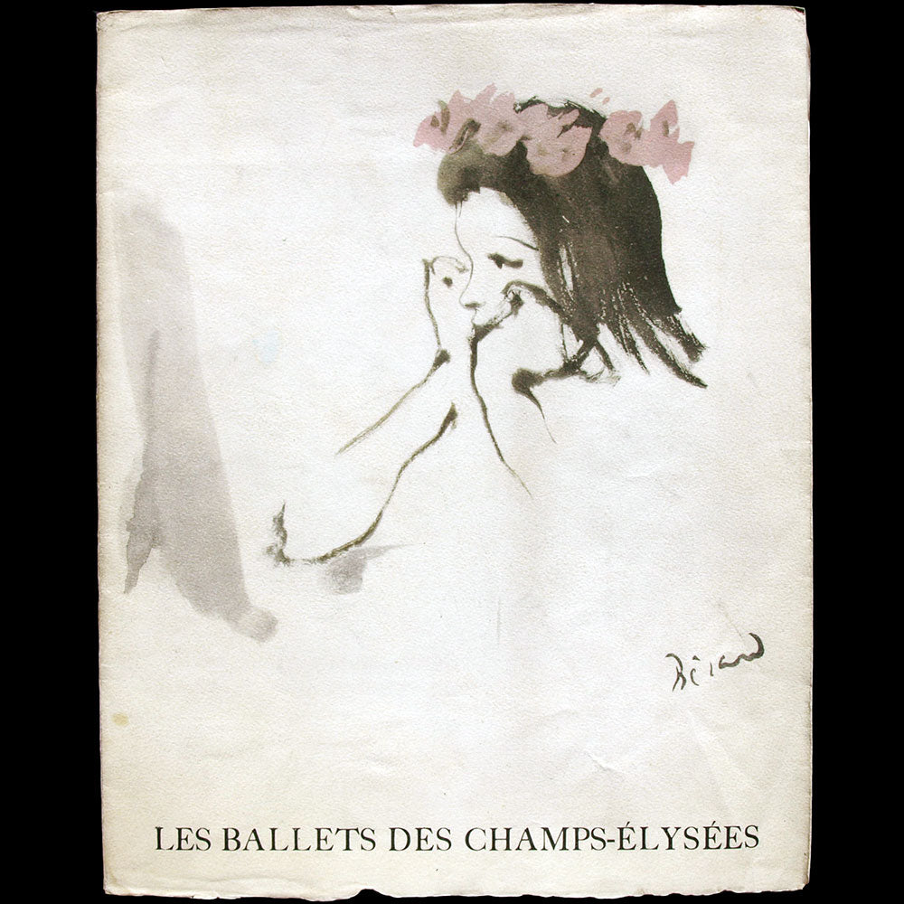 Ballets des Champs-Elysées - Programme n°2 de mars 1946, couverture de Bérard