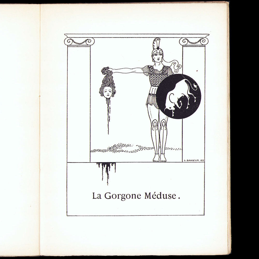 George Barbier - Antéros, Poèmes en prose de Sanche de Gramont (1913)