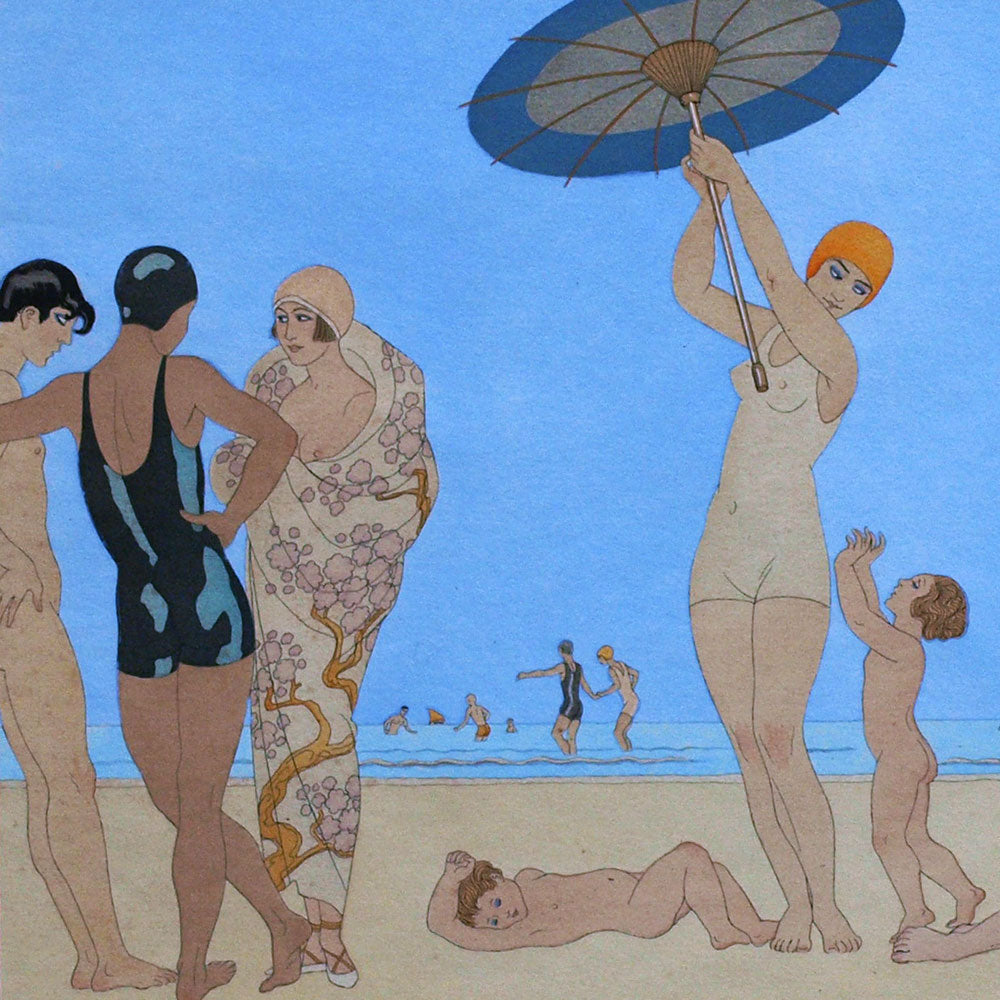 Le Bonheur du Jour ou les Grâces à la mode : au Lido par George Barbier (1924)