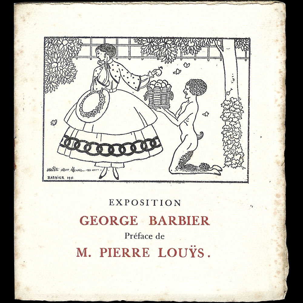 Barbier - Exposition George Barbier, catalogue de l'exposition à L'Art Moderne (1911)