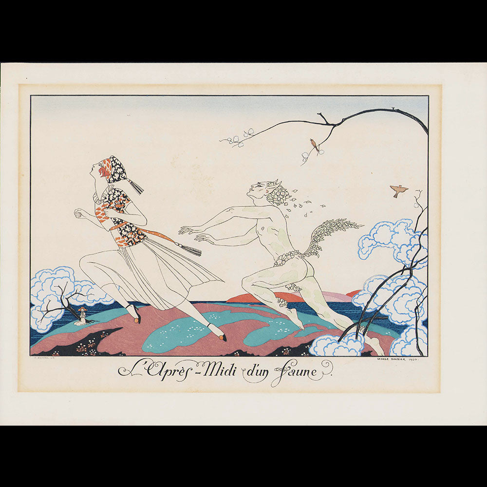 Le Bonheur du Jour ou les Grâces à la mode : L'Après-Midi d'un Faune par George Barbier (1924)