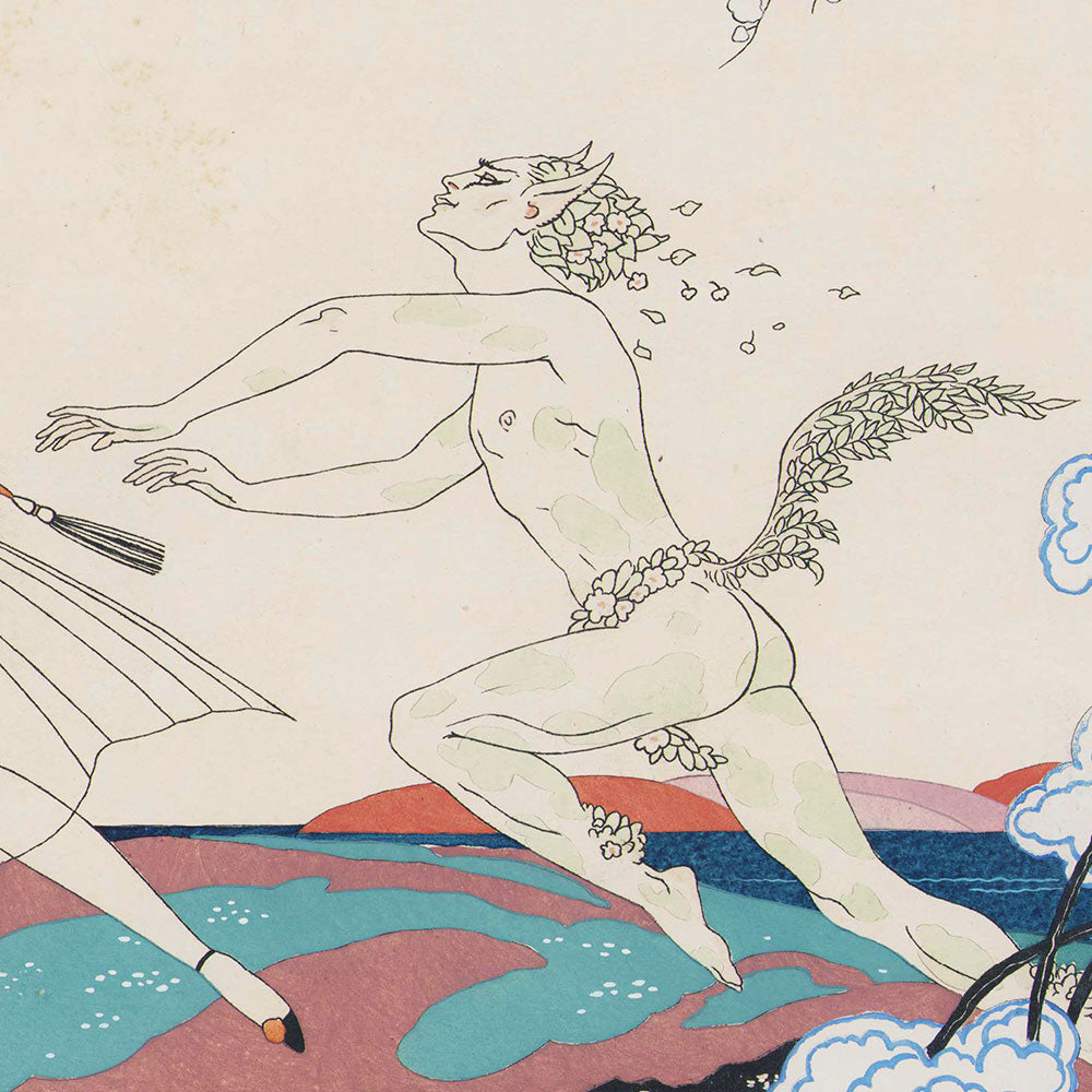 Le Bonheur du Jour ou les Grâces à la mode : L'Après-Midi d'un Faune par George Barbier (1924)