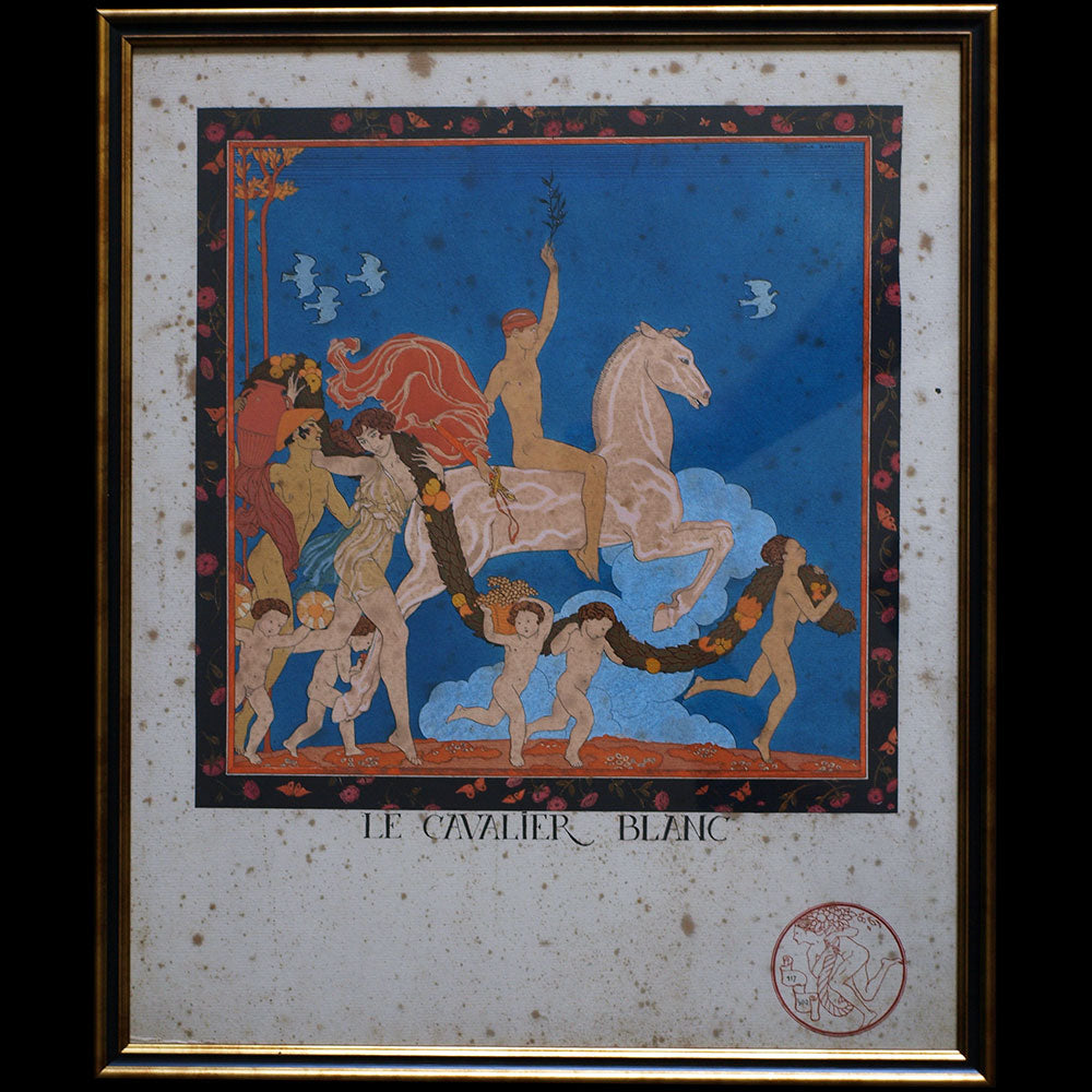 George Barbier - Le Cavalier Blanc (1917)