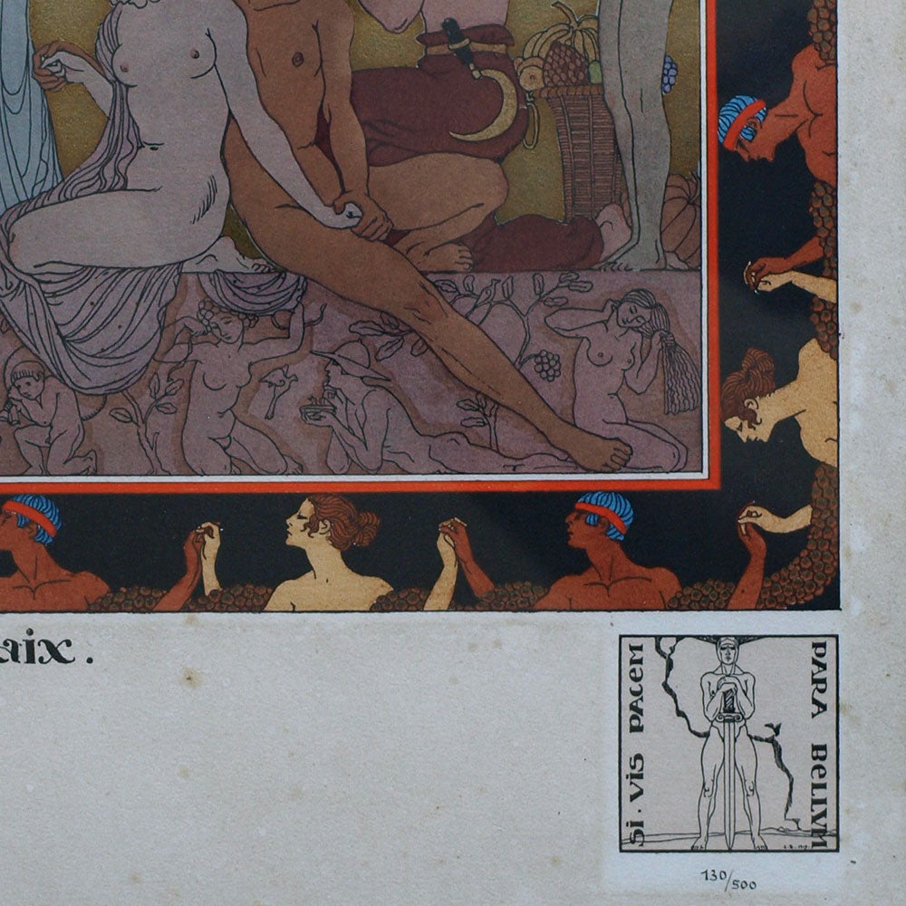 George Barbier - Les Bienfaits de la Paix (1919)