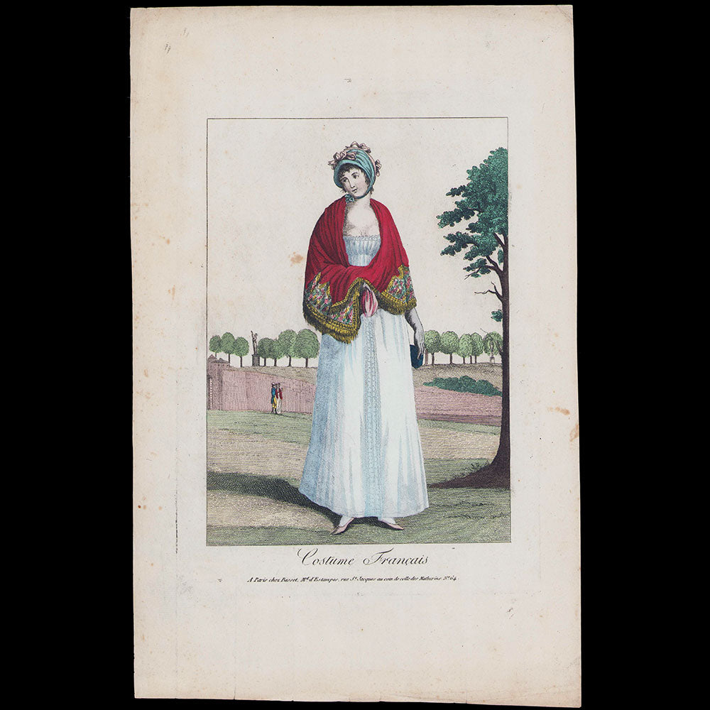 Basset - Costume Français, ensemble de 7 planches publiées par Basset (circa 1795)