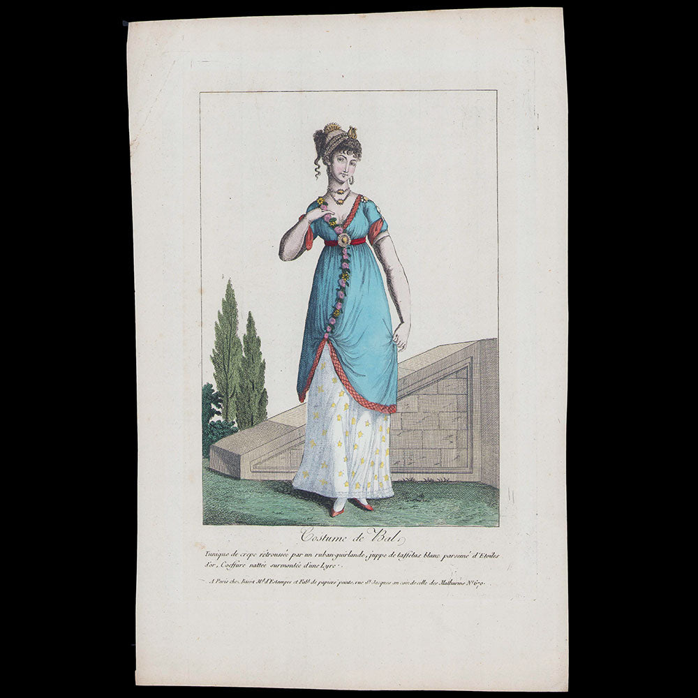 Basset - Costume Français, ensemble de 7 planches publiées par Basset (circa 1795)