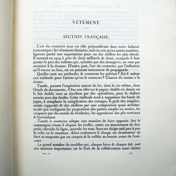 Rapport général classe 20 à 24 (exposition des arts décoratifs 1925)