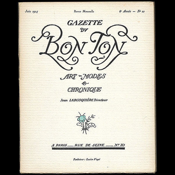 Gazette du Bon Ton (n°10, 1924)