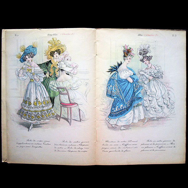 La Mode pendant quarante ans de 1830 à 1870, 100 planches par Louis Colas (circa 1900)