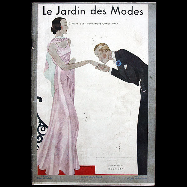 Le Jardin des Modes, n°140, 15 mars 1931, couverture de Jacques Demachy